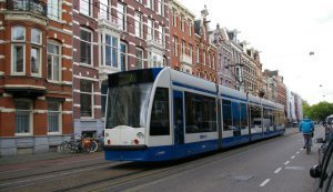 Amsterdam, travel, transportation, trams, bikes