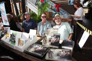 Authors mugging it up for the camera lady!