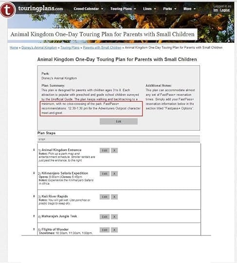 Animal Kingdom Touring Plan FastPass+ Suggestions