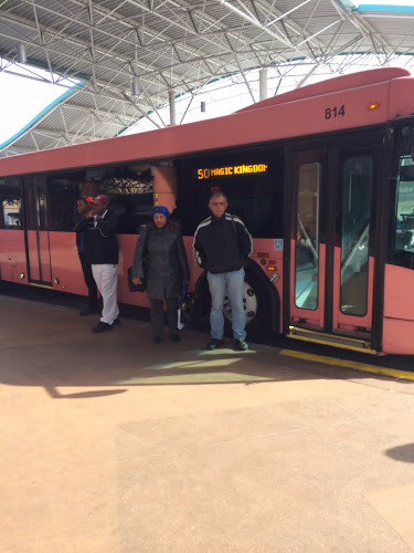 The LYNX route 50 bus from downtown Orlando to Walt Disney World.