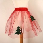 holiday tulle apron