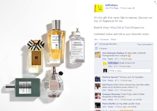 Selfridges Facebook