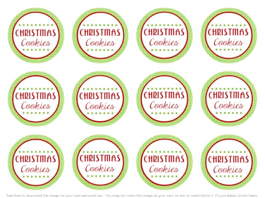Christmas Cookies tags 2