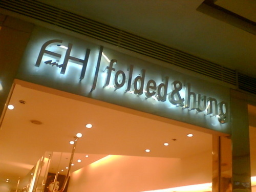 Folded & Hung Store