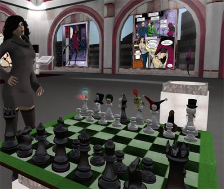 The Chessboard from The Gotham Rogues now on display in the Cat-Tales Virtual Visitor Center