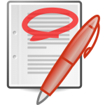 red pen