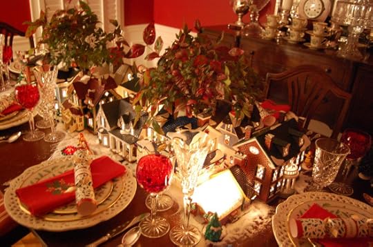 Christmas tablescape