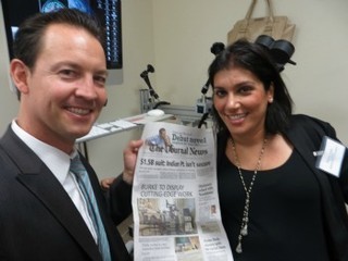 Sabrina Cohen visits Burke Medical Research Institute