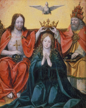 The coronation of Mary.