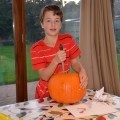 Carving pumpkins