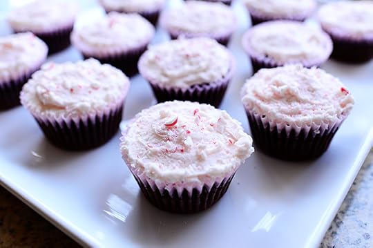 Chocolate Cupcakes with Peppermint Frosting