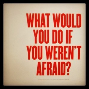 fear what would you do if you weren't afraid