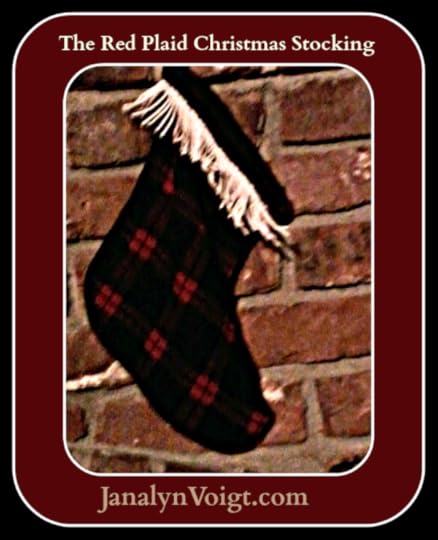 The Red Plaid Christmas Stocking @JanalynVoigt