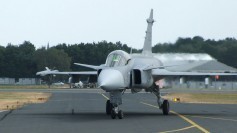 JAS 39 Gripen. Photo by Liftarn (Wikimedia Commons).