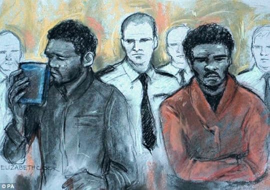 Kissing the Koran: Adebolajo and his accomplice Michael Adebowale were convicted of murdering Fusilier Rigby yesterday after 90 minutes of deliberations at the end of an astonishing four-week Old Bailey trial