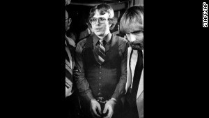 Franklin shown following a murder conviction in Salt Lake City in 1981.