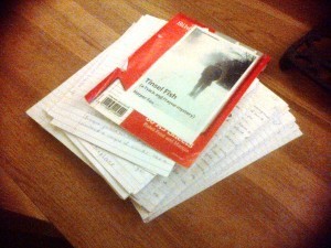 Tinsel fish notebook