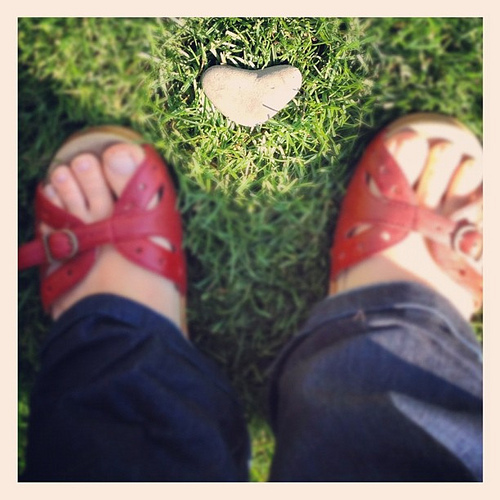 John found this one and left it in yard for me to find later. So sweet.