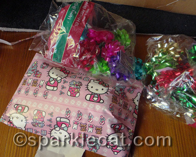 This is what happens when humans buy wrapping and bows separately