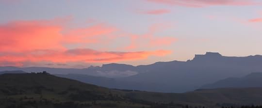 Drakensberg sunset