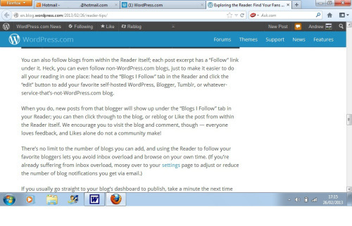 how to follow blogs