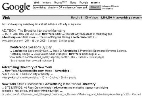 Google Search REsults