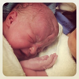 Introducing our baby boy, Hudson James Armstrong!