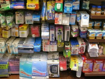 You can buy nearly any toiletry in the hotel gift shop, but you'll only find the basics as in-room freebies.