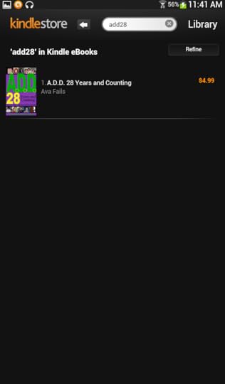 Listing in Kindle Store