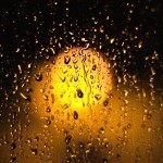 Rain bokeh