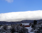 Dark here, light there, and more snow coming in