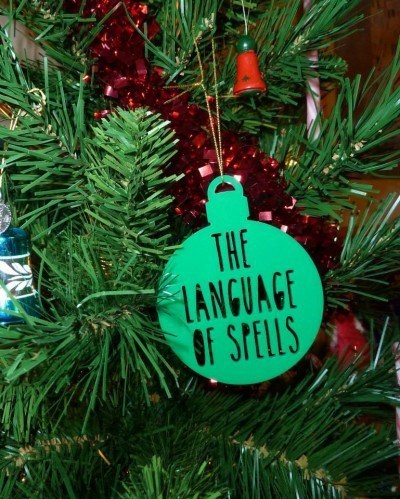 My lovely editor sent me this Christmas bauble. *Happy Author*
