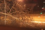 No snow, but plenty of ice.