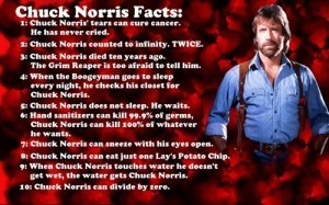 Chuck Norris...as if you didn't know