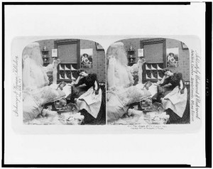 Our pets dream of old Santa Claus/Strohmeyer & Wyman. 1897. Prints and Photographs Division