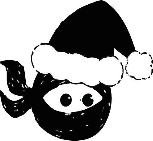 Santa Ninja 2 Happy Christmas from Think Productive