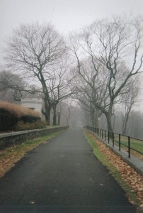 Sailors' Snug Harbor in the fog - Staten Island, NY (photo by Cynthia Collins)