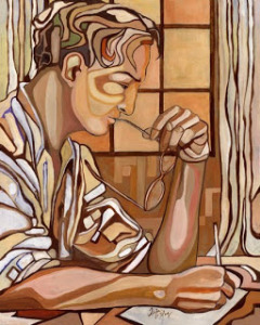 Man Writing WEB
