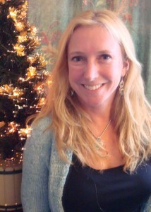 Roz and Xmas tree
