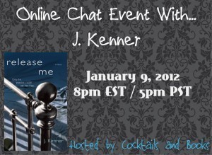 Release Me Spreecast Chat with J. Kenner at Cocktails & Books