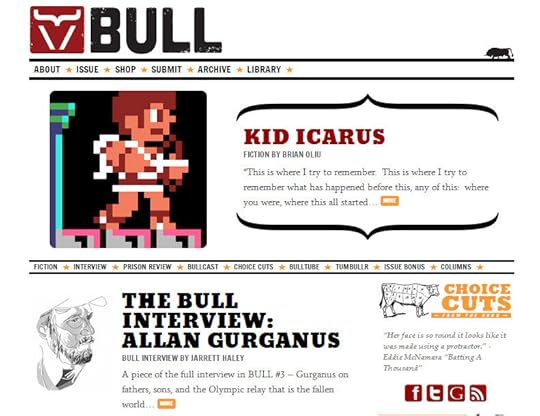 BULL Men's Fiction relaunched 2013 site