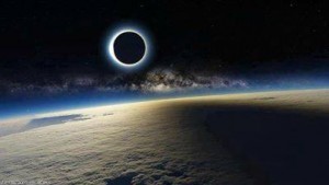 Eclypse from space 11032013