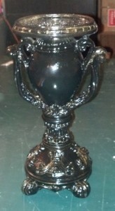 Lamp that will serve as the base of the candelabra.