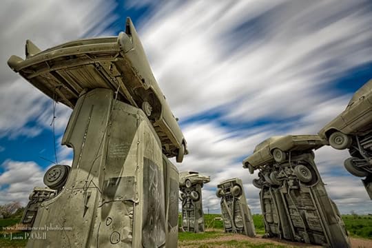 Carhenge, Nebraska: photo by Jason Odell