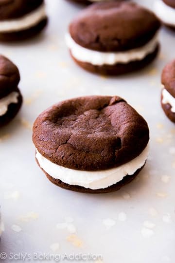 Homemade Oreo Cookies! So easy to make at home. Get the recipe at sallysbakingaddiction.com