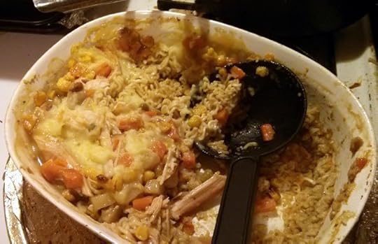 ramen noodle christmas left over casserole