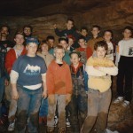 Spelunking (I'm in the red sweatshirt). At one point we were lost. Fun stuff!