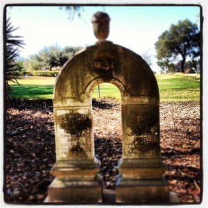 Old Texas Gravestone