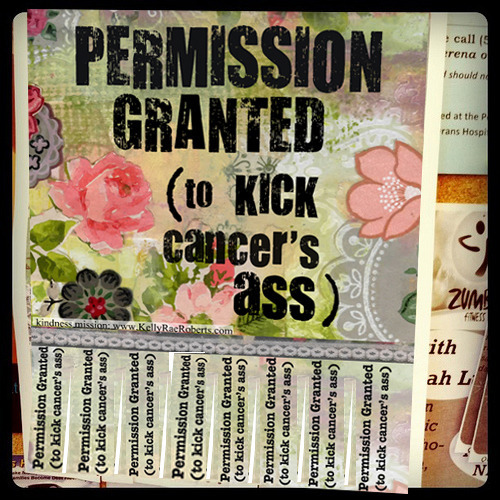 PERMISSION GRANTED (to kick cancers ass)