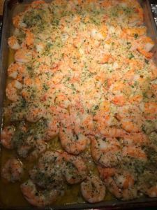 Mom's oven-baked shrimp